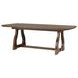 Bellevue Whiskey Brown 104" Extendable Rectangular Dining Table