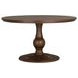 Bellevue Whiskey Brown Round Dining Room Set