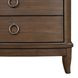 Bellevue Whiskey Brown 3 Drawer Nightstand with USB Charging