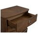 Bellevue Whiskey Brown 3 Drawer Nightstand with USB Charging