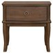 Bellevue Whiskey Brown 1 Drawer Open Nightstand with USB Charging