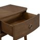 Bellevue Whiskey Brown 1 Drawer Open Nightstand with USB Charging