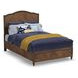 Bellevue Whiskey Brown Queen Platform Bed