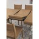 Normandy Warm Driftwood 100" Extendable Rectangular Dining Table