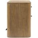 Normandy Warm Driftwood 2 Drawer Nightstand with USB Charging