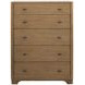 Normandy Warm Driftwood 5 Drawer Chest