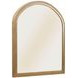 Normandy Warm Driftwood Arched Wall Mirror