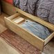 Normandy Cream and Driftwood Performance Fabric King Upholstered Panel Bed