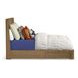 Normandy Warm Driftwood Queen Storage Panel Bed