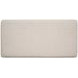 Verona Cream and Medium Brown Performance Fabric Upholstered Rectangular Occasional Table Set