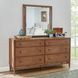Verona Medium Brown 6 Drawer Dresser