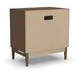 Verona Medium Brown 2 Drawer Nightstand with USB Charging