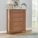 Verona Medium Brown 5 Drawer Chest