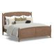 Verona Medium Brown King Panel Bed