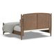 Verona Medium Brown King Panel Bed