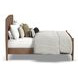 Verona Medium Brown King Panel Bed