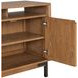 Millwork Rustic Umber and Black 92" TV Stand with USB Charging