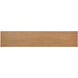 Millwork Rustic Umber and Black 92" TV Stand with USB Charging
