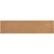 Millwork Rustic Umber and Black 76" TV Stand with USB Charging