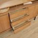 Millwork Rustic Umber and Black 2 Door Sideboard