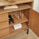 Millwork Rustic Umber and Black 2 Door Sideboard