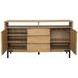 Millwork Rustic Umber and Black 2 Door Sideboard