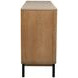 Millwork Rustic Umber and Black 2 Door Sideboard