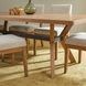 Millwork Rustic Umber and Black 90" Rectangular Dining Table
