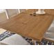 Millwork Rustic Umber and Black 90" Rectangular Dining Table
