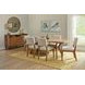 Millwork Rustic Umber and Black 90" Rectangular Dining Table