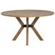 Millwork Rustic Umber Round Dining Room Set