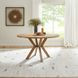 Millwork Rustic Umber Round Dining Room Set