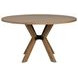 Millwork Rustic Umber Round Dining Room Set