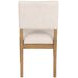 Millwork Cream Performance Fabric Upholstered Dining Chair Set of 2