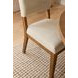 Millwork Cream Performance Fabric Upholstered Dining Chair Set of 2