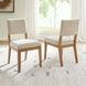 Millwork Cream Performance Fabric Upholstered Dining Chair Set of 2