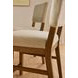 Millwork Off White Performance Fabric Upholstered Counter Height Chair Set of 2