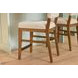 Millwork Off White Performance Fabric Upholstered Counter Height Chair Set of 2
