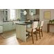 Millwork Off White Performance Fabric Upholstered Counter Height Chair Set of 2