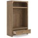 Dovander Warm Brown Hall Tree with Storage Bench