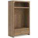 Dovander Warm Brown Hall Tree with Storage Bench