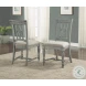 Plymouth Gray Upholstered Side Chair Set of 2