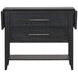 Sable Crest Black Extendable Drop Leaf Server