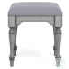Plymouth Distressed Gray Wash Ottoman Set of 2