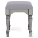 Plymouth Distressed Gray Wash Ottoman Set of 2