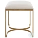 W-23008 Crisp White Accent Stool