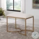 W-23008 Crisp White Accent Stool