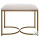 W-23008 Crisp White Accent Stool