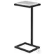 W-23014 White And Black Thick Polished Marble Top Martini Table