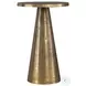 W23024 Antique Brass Accent Table